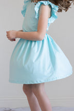 Aqua S/S Ruffle Tee by Mila & Rose ®