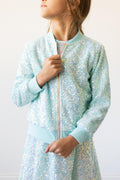 Aqua Sequin Jacket by Mila & Rose ®