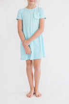 Aqua T-Shirt Dress by Mila & Rose ®