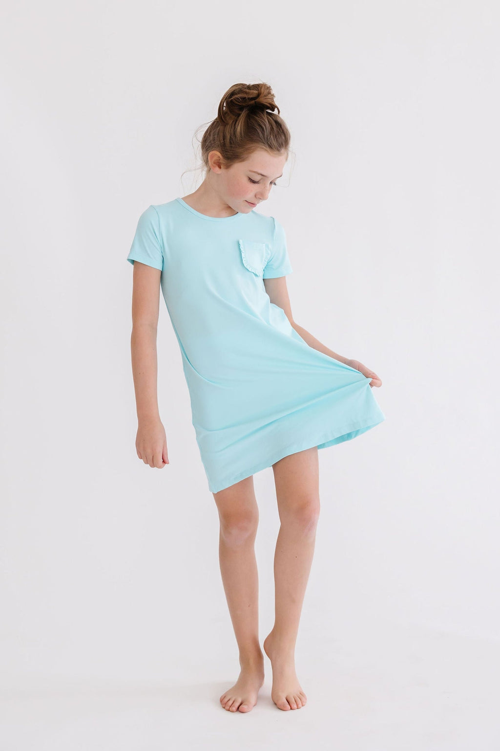 Aqua T-Shirt Dress by Mila & Rose ®