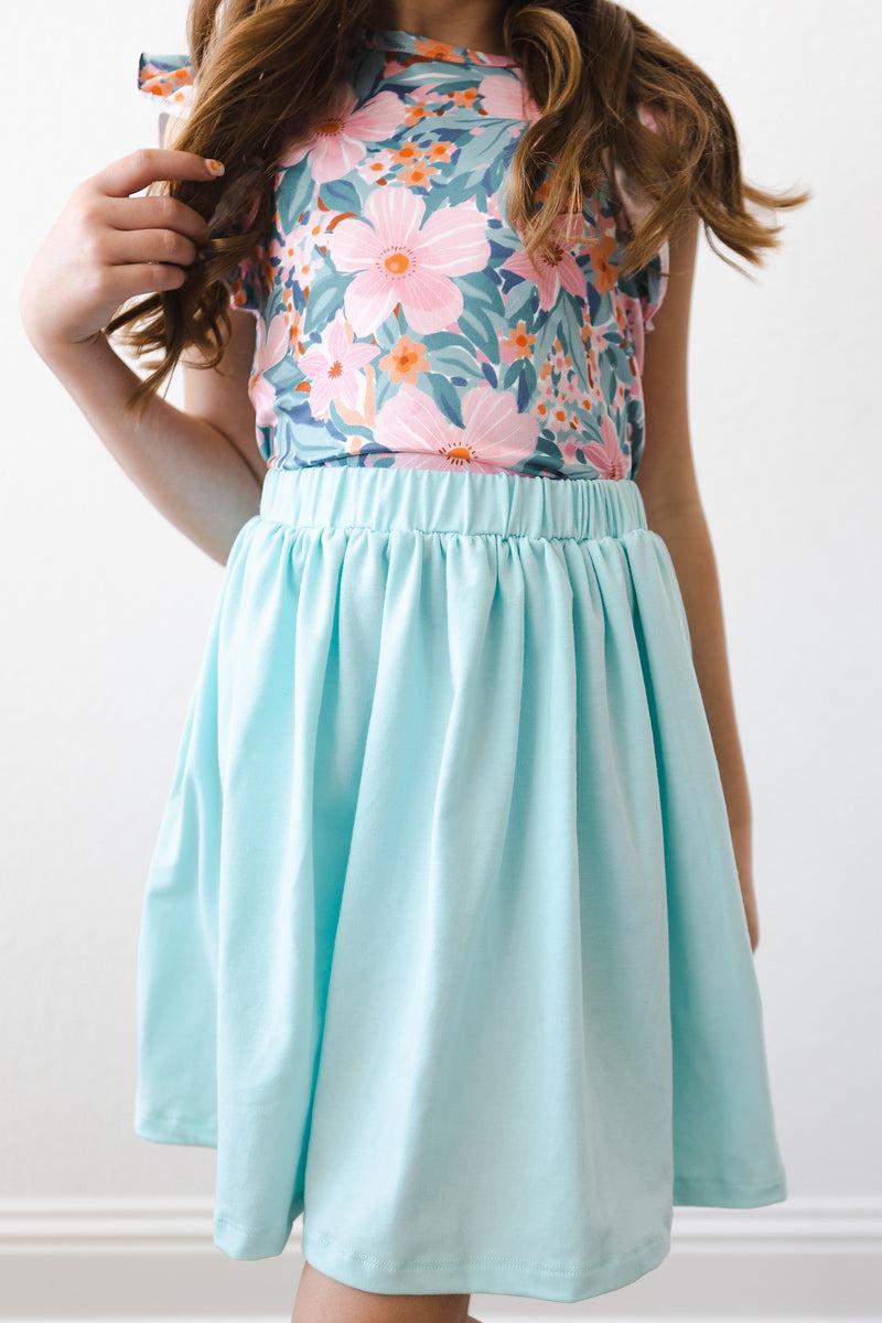 Aqua Twirl Skort by Mila & Rose ®