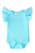 Aqua S/S Flutter Bodysuit by Mila & Rose ®