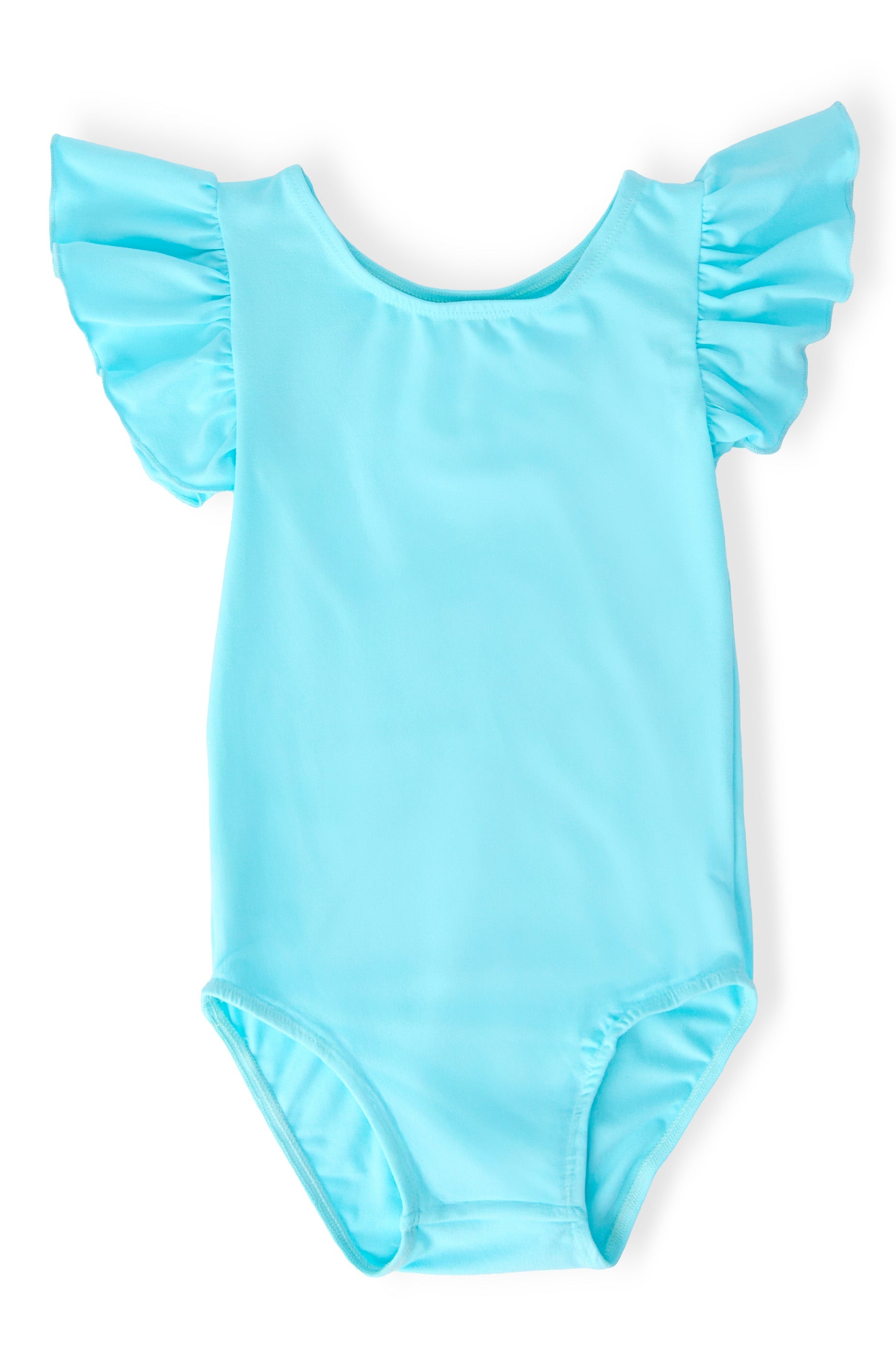 Aqua S/S Flutter Sleeve Leotard by Mila & Rose ®