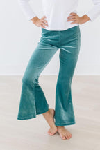 Aquamarine Ribbed Velvet Bells by Mila & Rose ®
