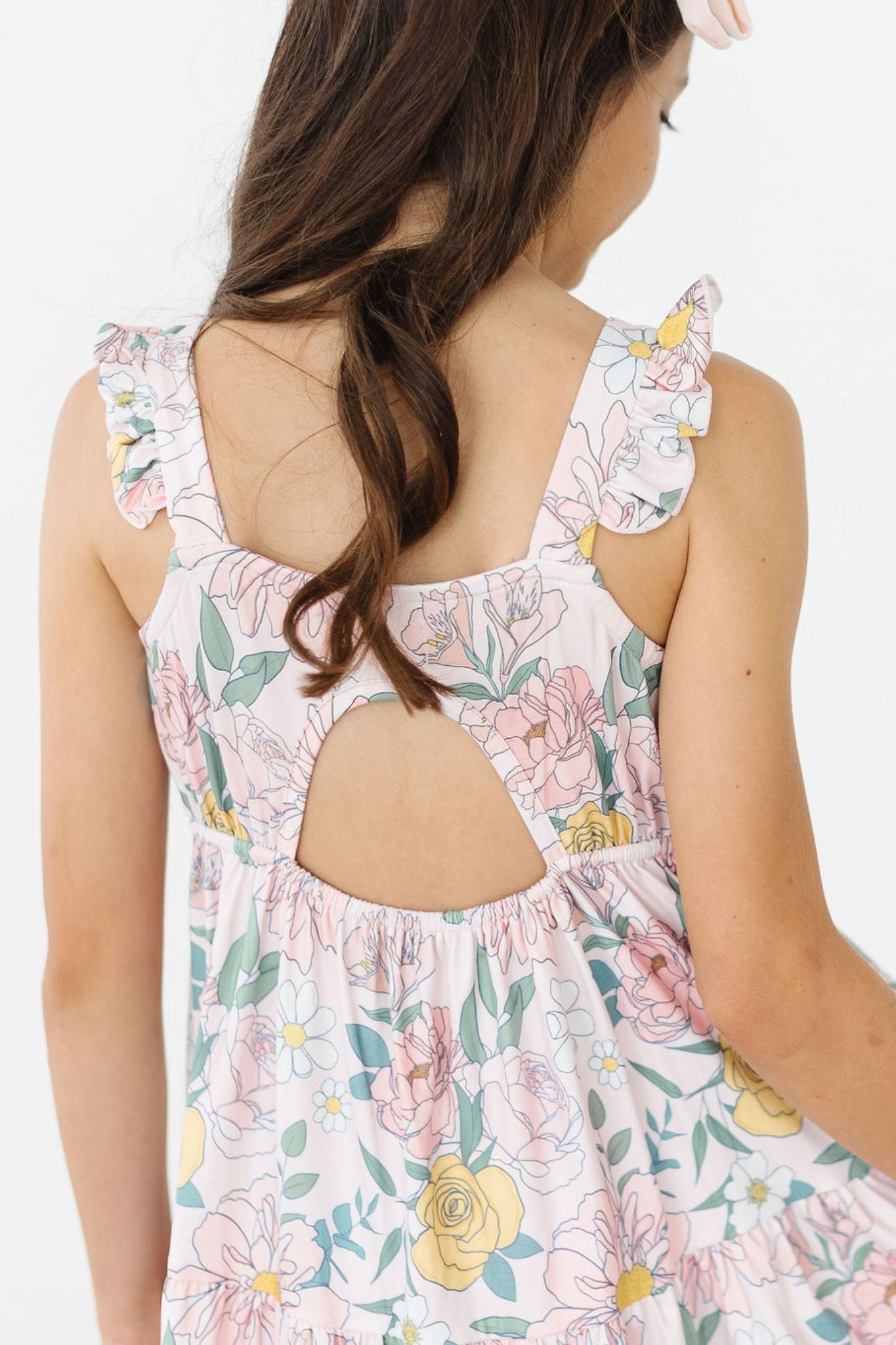 Autumn Breeze Ruffle Maxi Dress by Mila & Rose ®