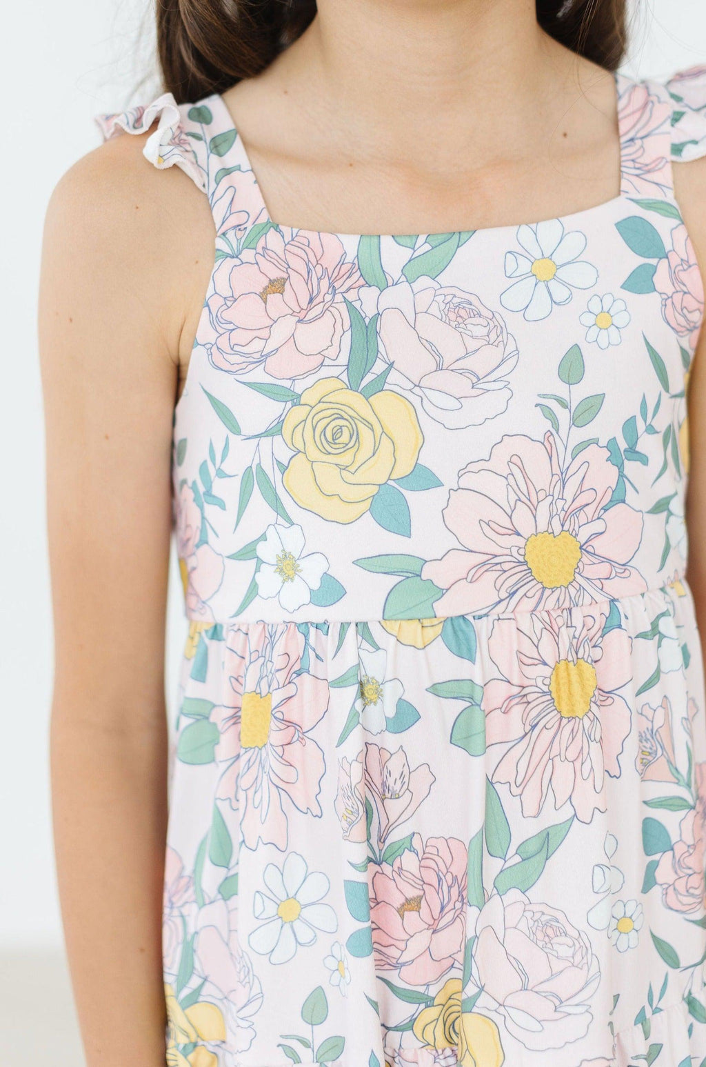 Autumn Breeze Ruffle Maxi Dress by Mila & Rose ®