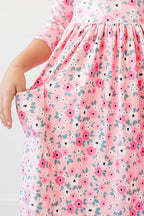 Azalea 3/4 Sleeve Pocket Twirl Dress by Mila & Rose ®