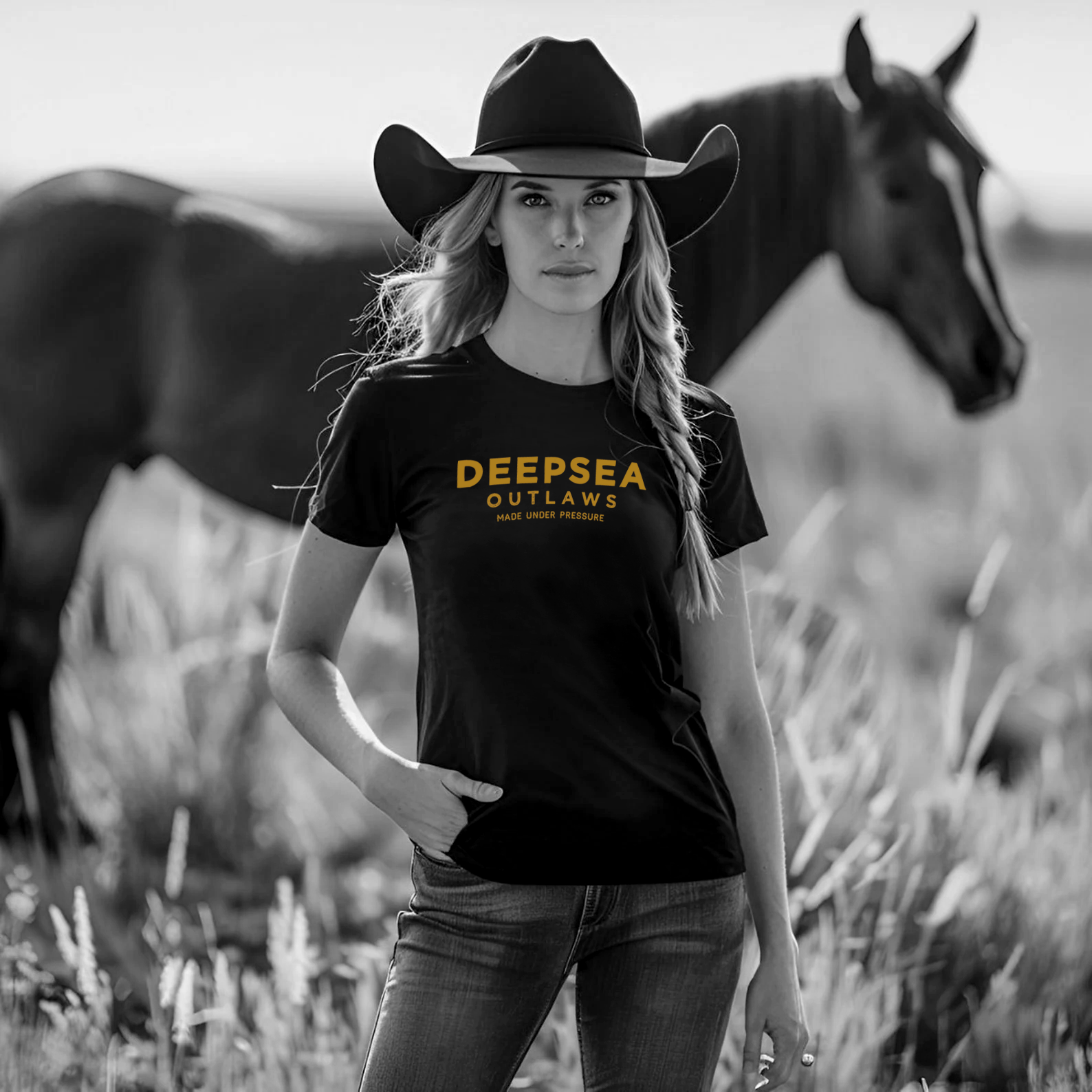 DEEPSEA Outlaws Women's Relaxed T-Shirt by DeepSea Locker