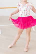 Ballerina Bows S/S Twirl Leotard by Mila & Rose ®