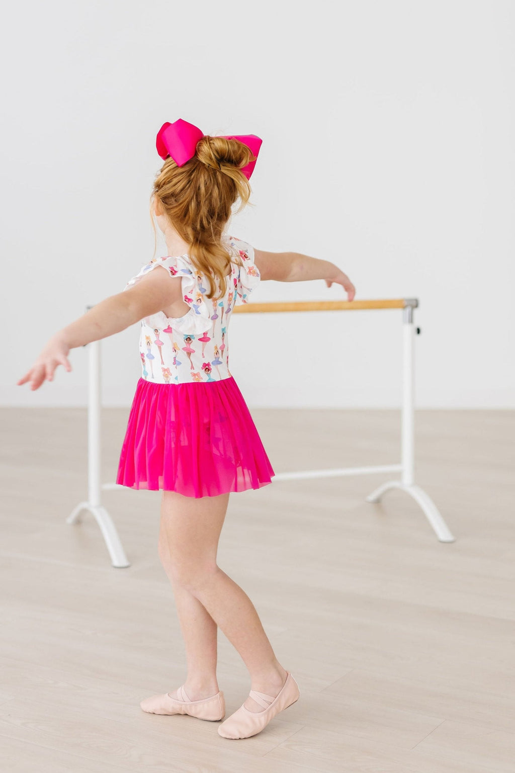 Ballerina Bows S/S Twirl Leotard by Mila & Rose ®