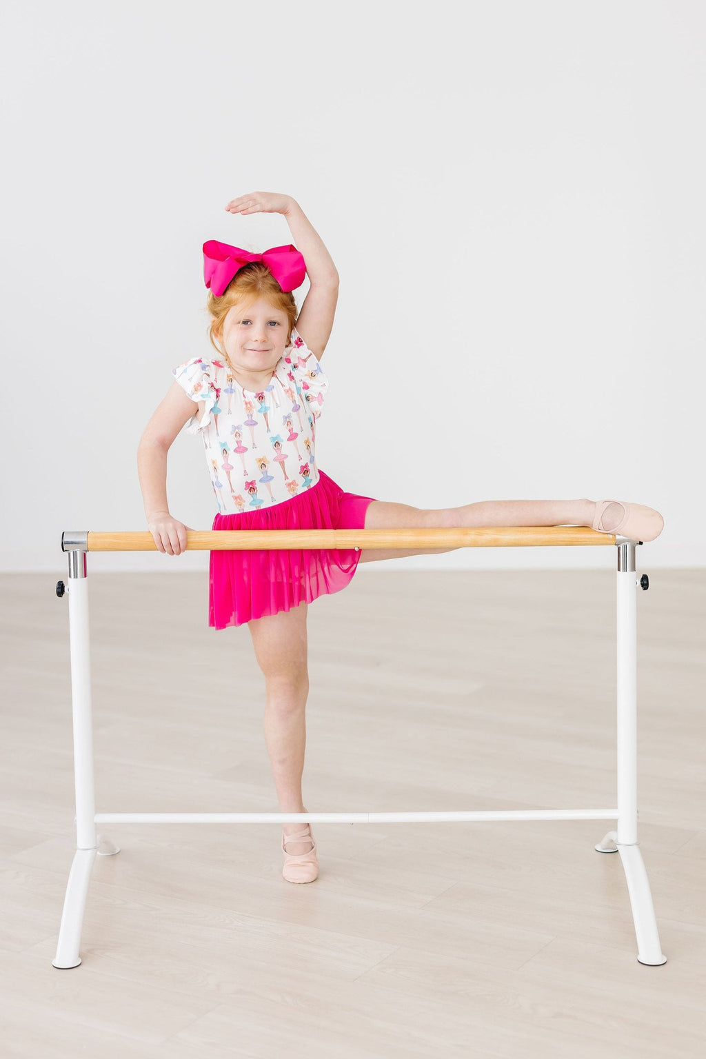 Ballerina Bows S/S Twirl Leotard by Mila & Rose ®