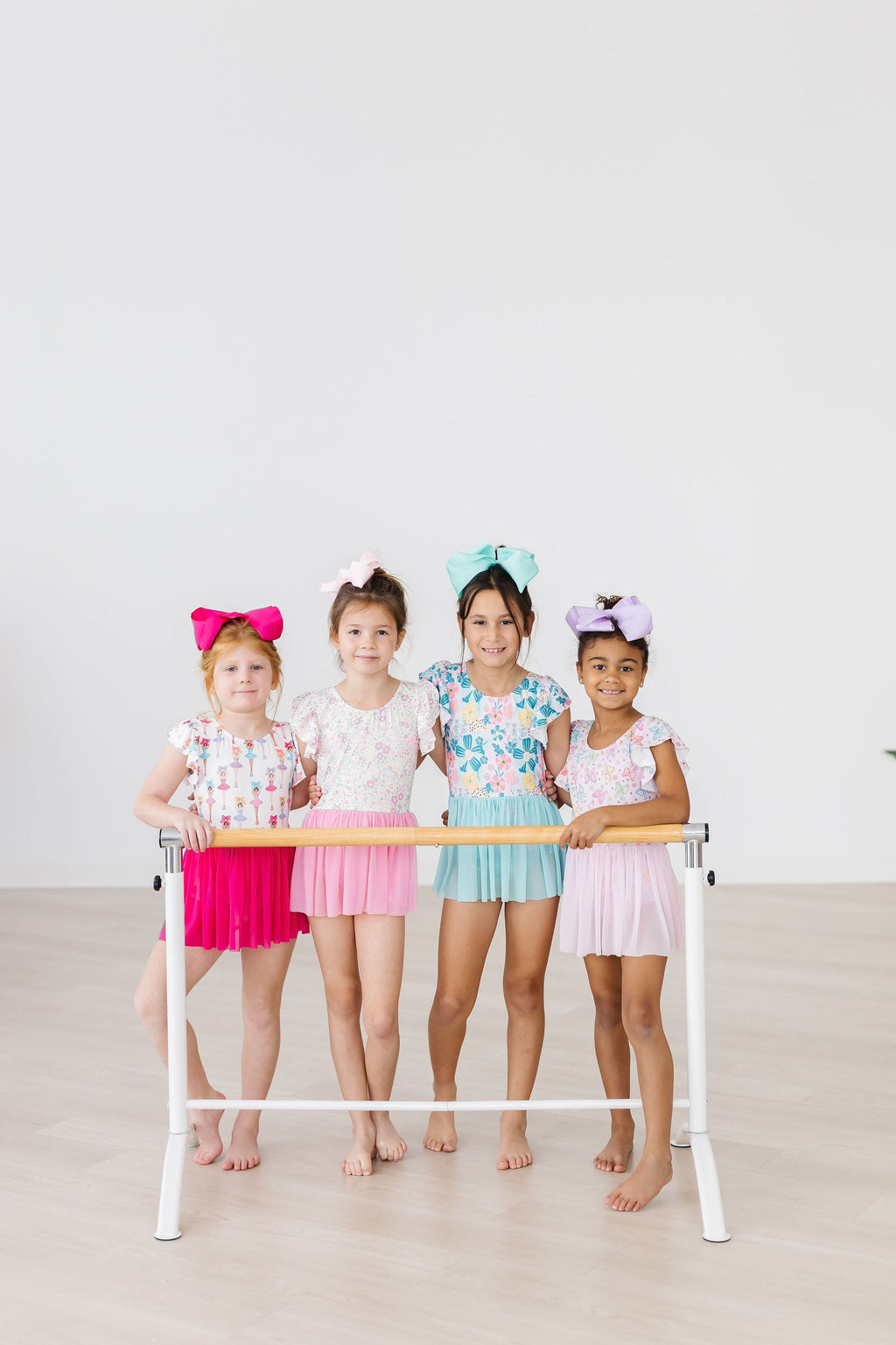 Ballerina Bows S/S Twirl Leotard by Mila & Rose ®
