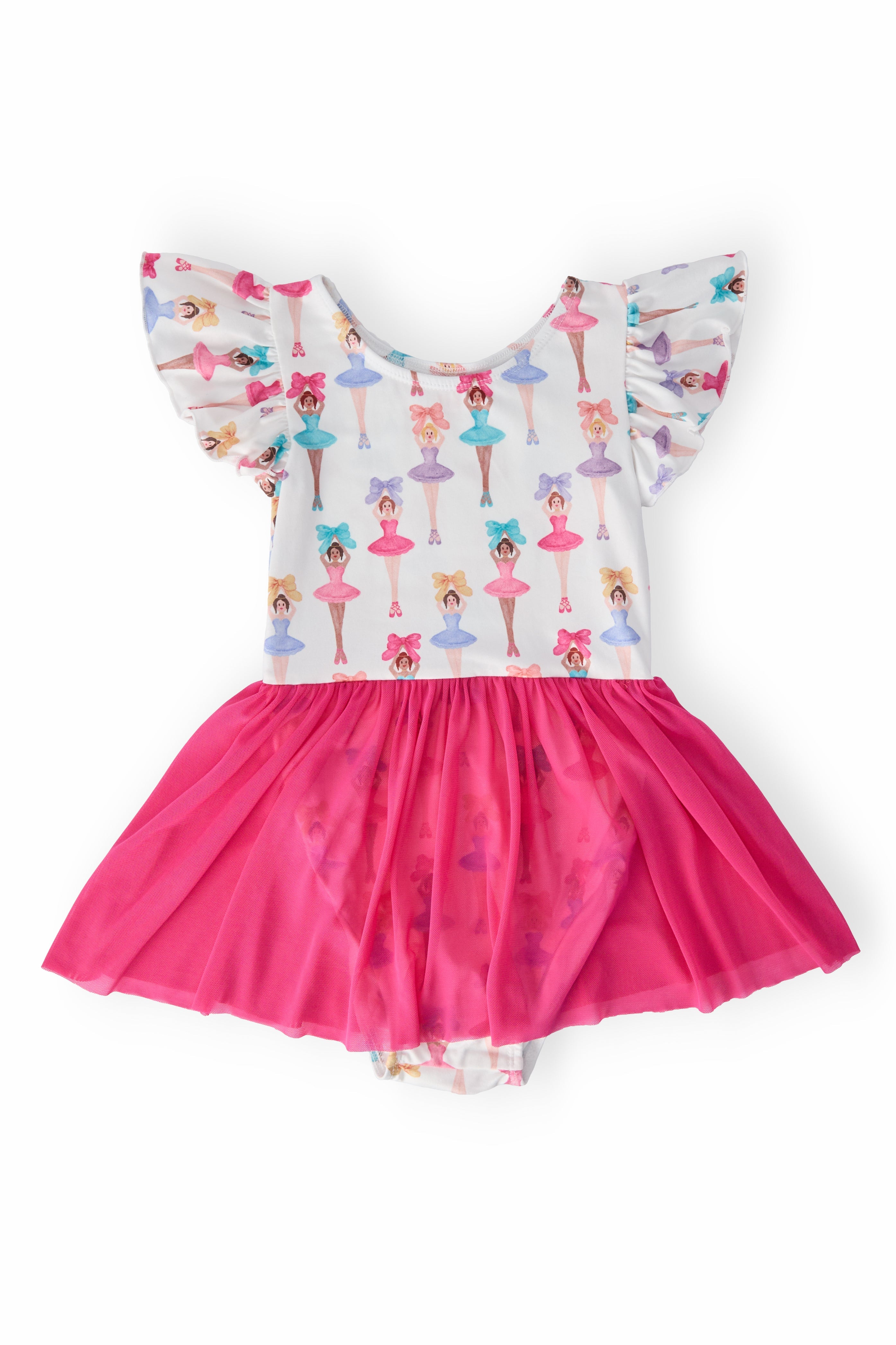 Ballerina Bows S/S Twirl Leotard by Mila & Rose ®