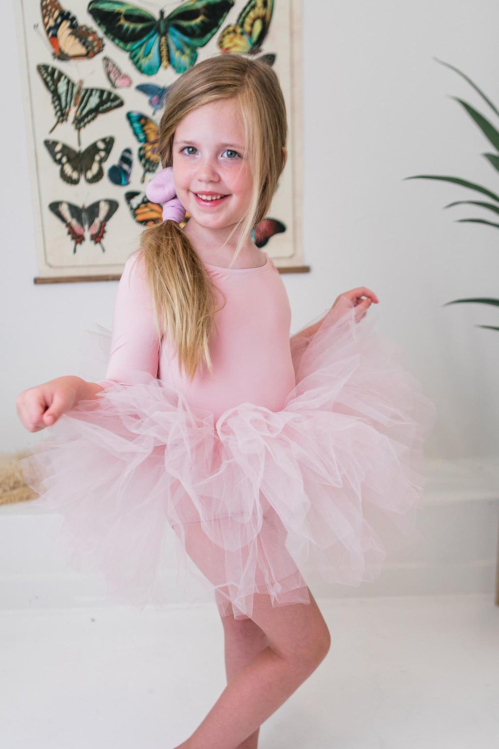 Ballet Pink 3/4 Tutu Leotard by Mila & Rose ®