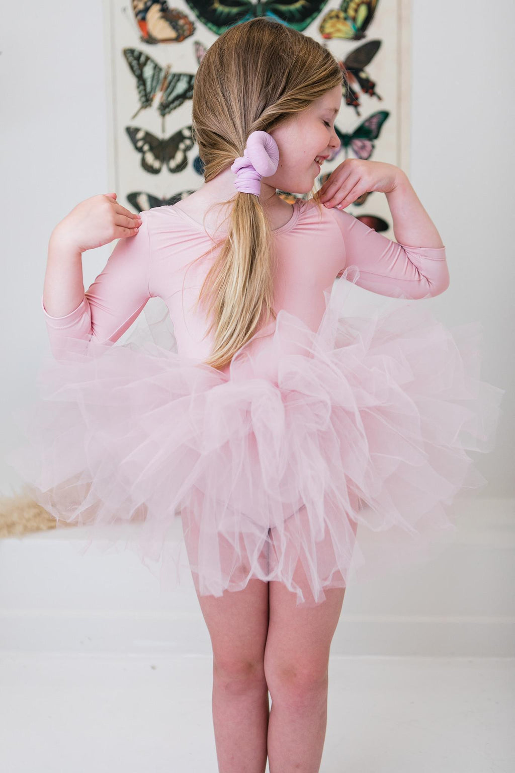 Ballet Pink 3/4 Tutu Leotard by Mila & Rose ®
