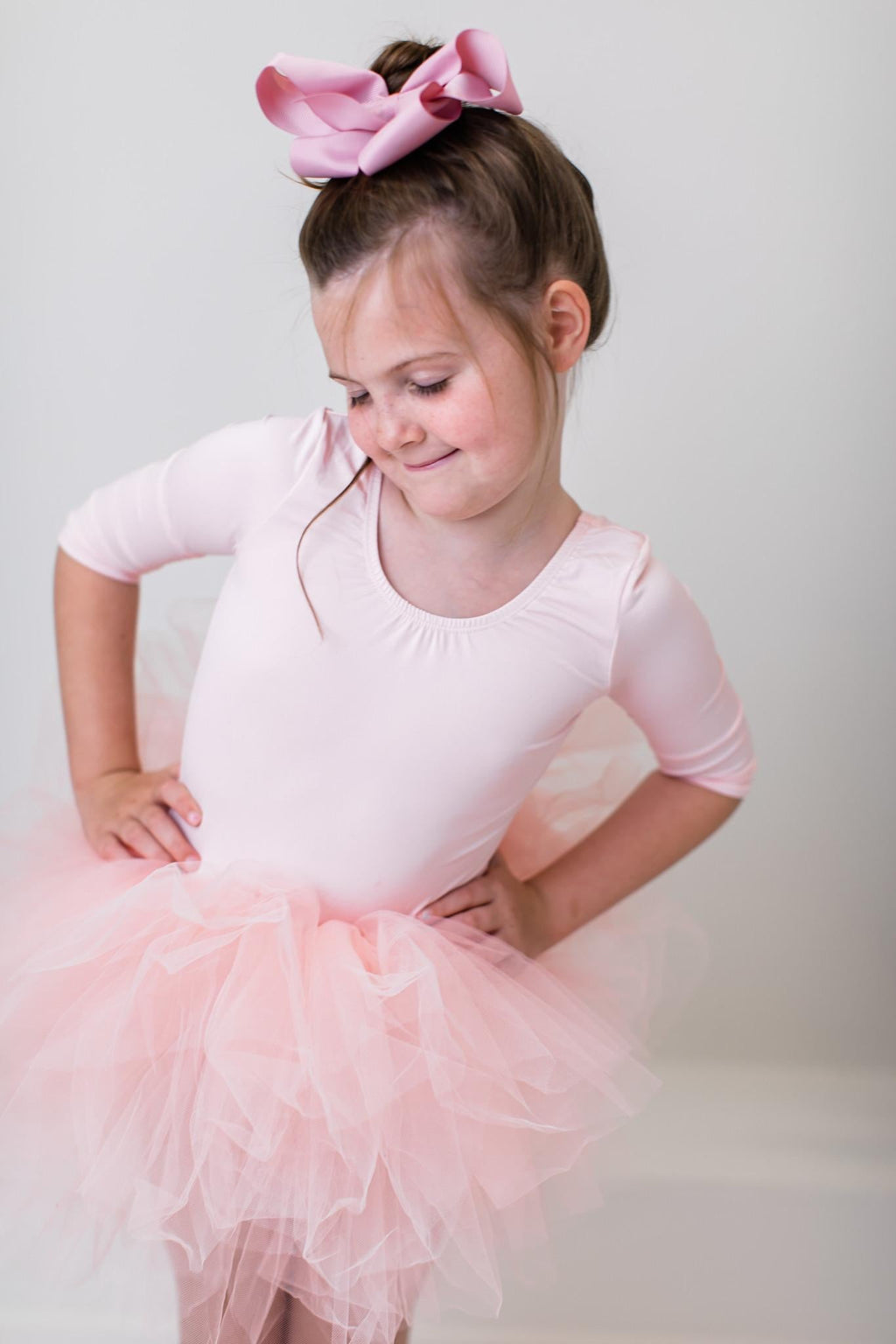 Ballet Pink 3/4 Tutu Leotard by Mila & Rose ®