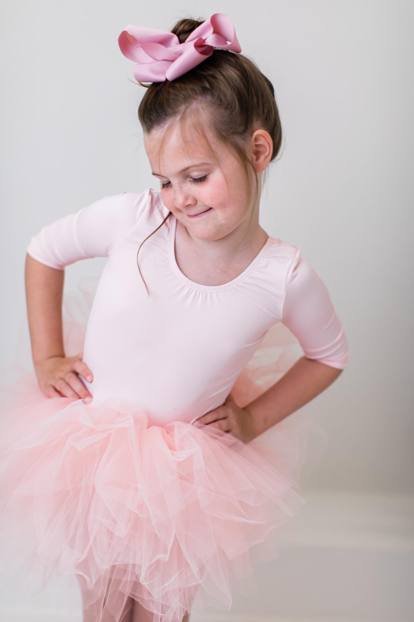 Ballet Pink 3/4 Tutu Leotard by Mila & Rose ®