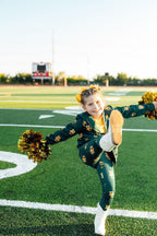 Baylor Green Bear Satin Jacket by Mila & Rose ®