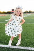 Baylor White Bear Flutter Twirl Dress by Mila & Rose ®