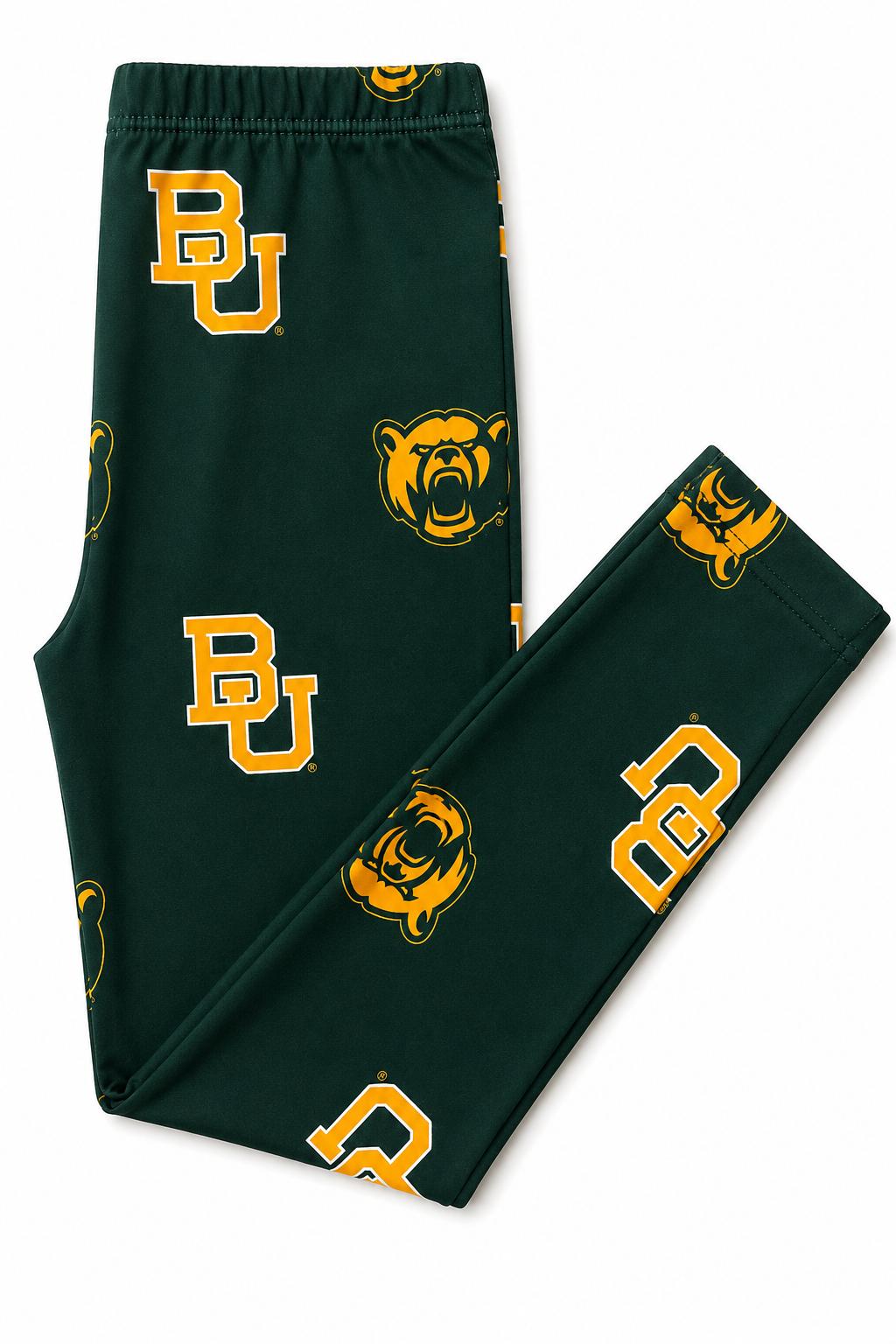 Baylor Green Bear Leggings by Mila & Rose ®