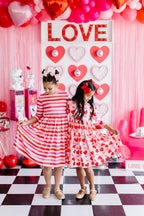 Be Mine 3/4 Sleeve Pocket Twirl Dress by Mila & Rose ®