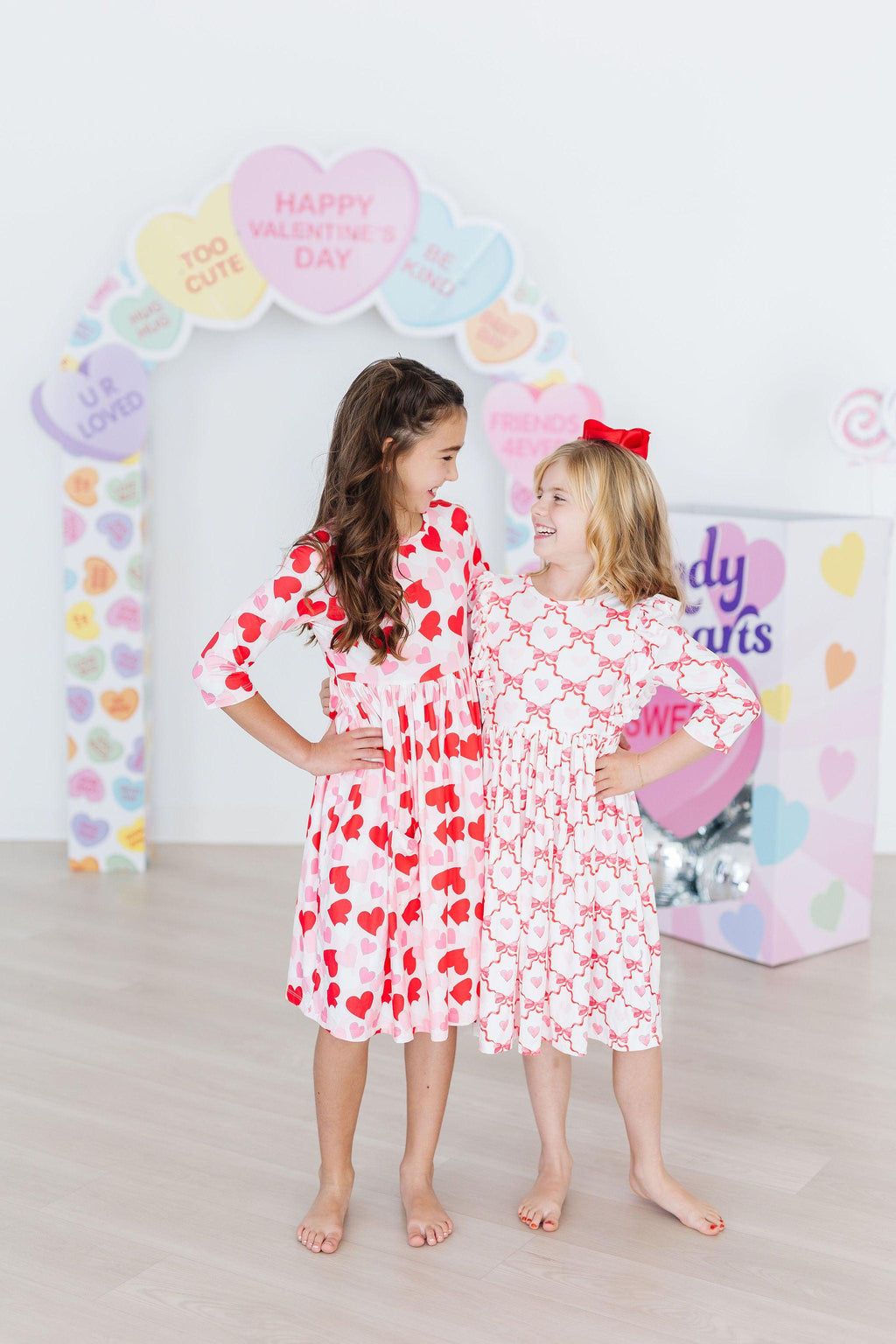 Be Mine 3/4 Sleeve Pocket Twirl Dress by Mila & Rose ®