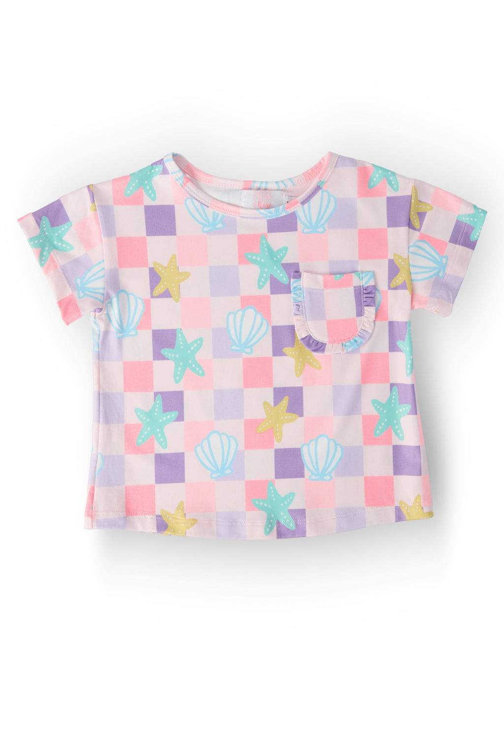 Beach Days Ruffle Pocket Tee by Mila & Rose ®