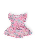 Beachy Blooms S/S Flutter Twirl Bodysuit by Mila & Rose ®