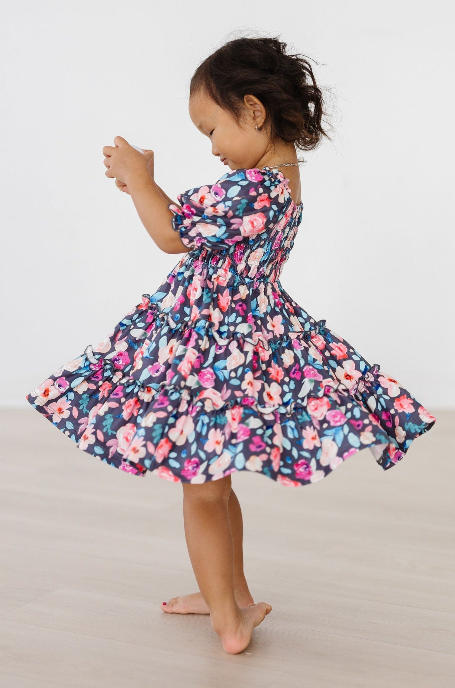 Beauty in Bloom Smocked Ruffle Dress by Mila & Rose ®