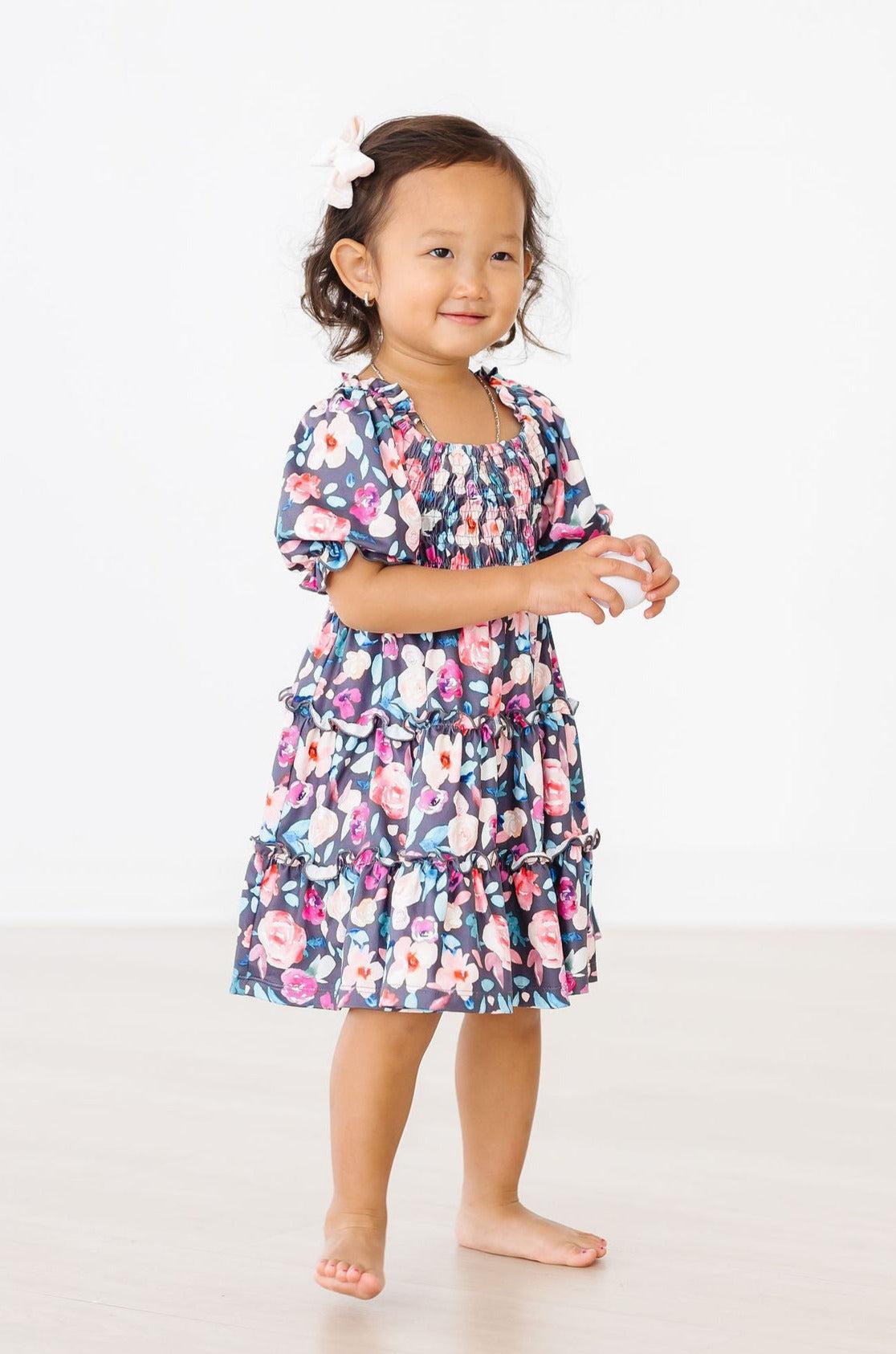 Beauty in Bloom Smocked Ruffle Dress by Mila & Rose ®