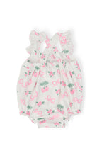 Berries & Bows Ruffle Cross Back Romper by Mila & Rose ®