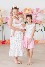 Berries & Bows Ruffle Maxi Dress by Mila & Rose ®