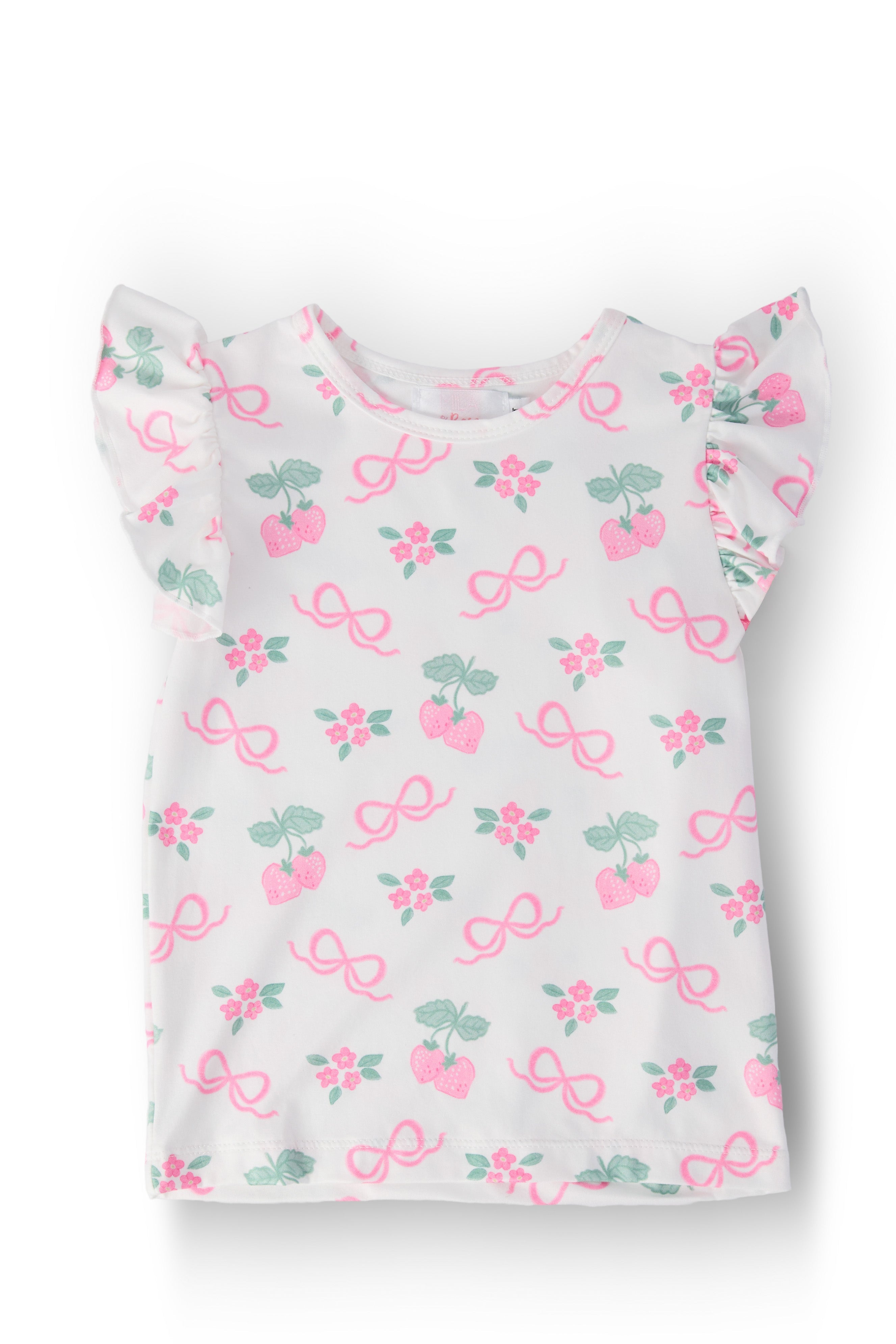 Berries & Bows S/S Ruffle Tee by Mila & Rose ®