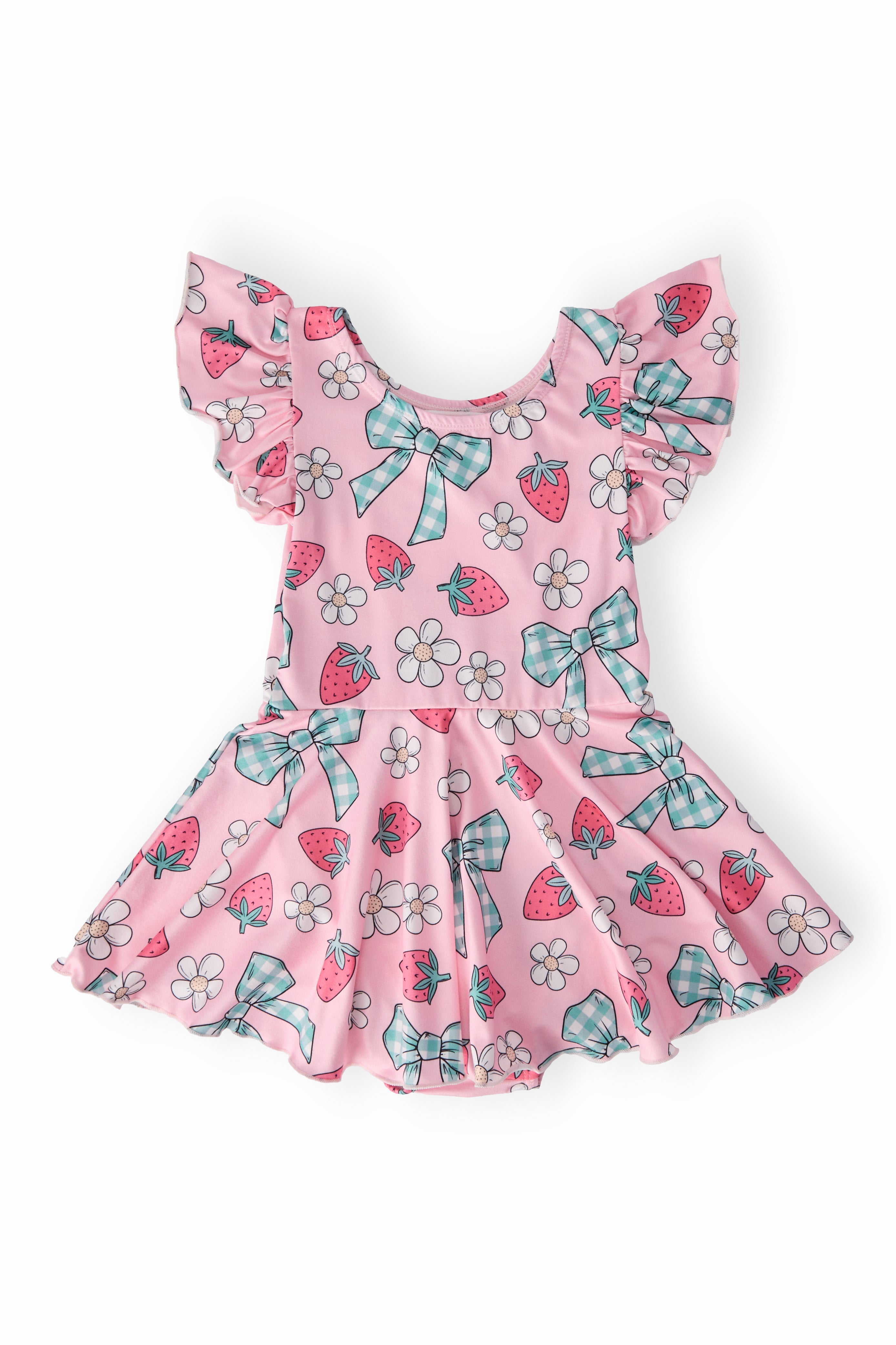 Berry Picnic S/S Twirl Leotard by Mila & Rose ®