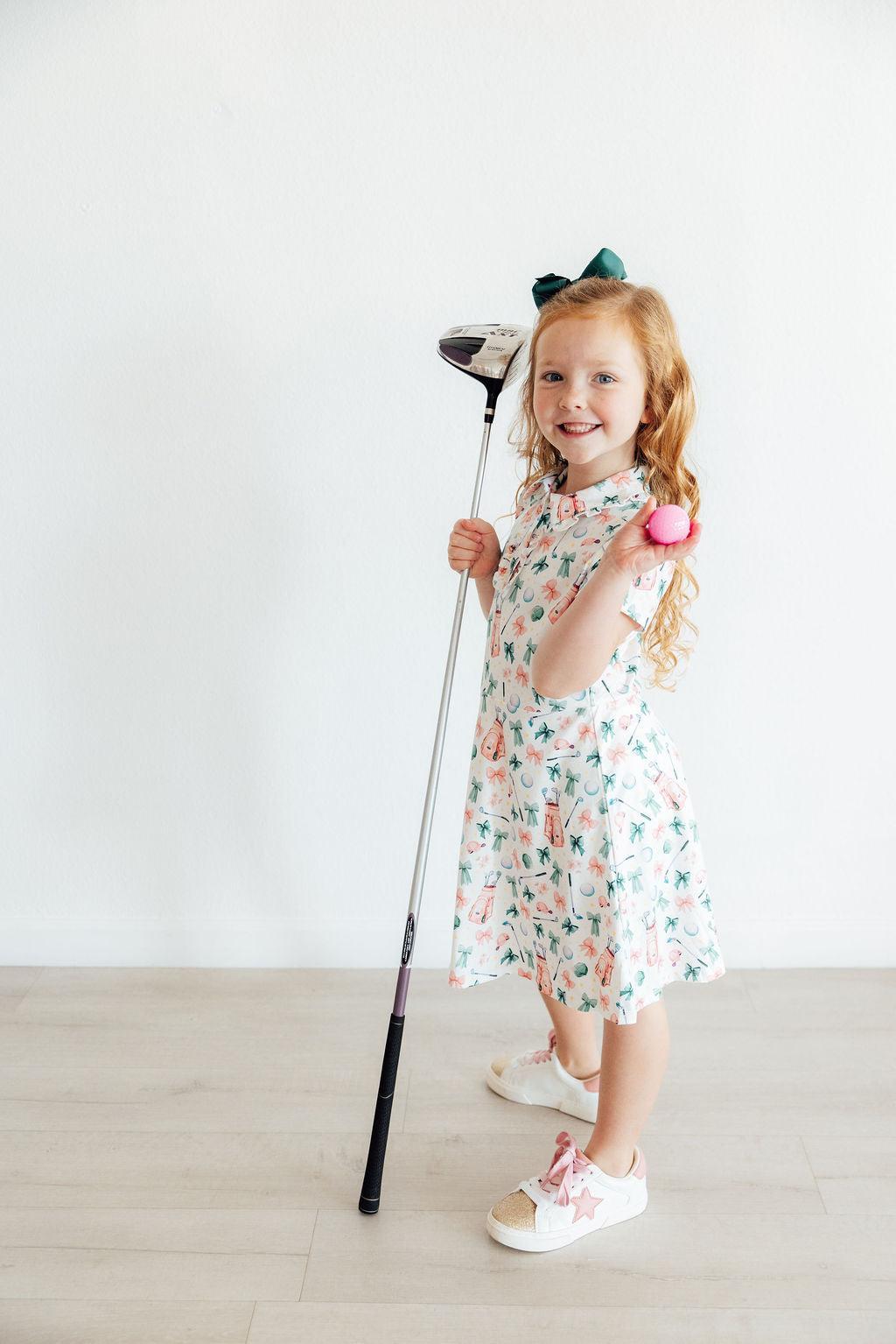 Birdies & Bows S/S Polo Dress by Mila & Rose ®