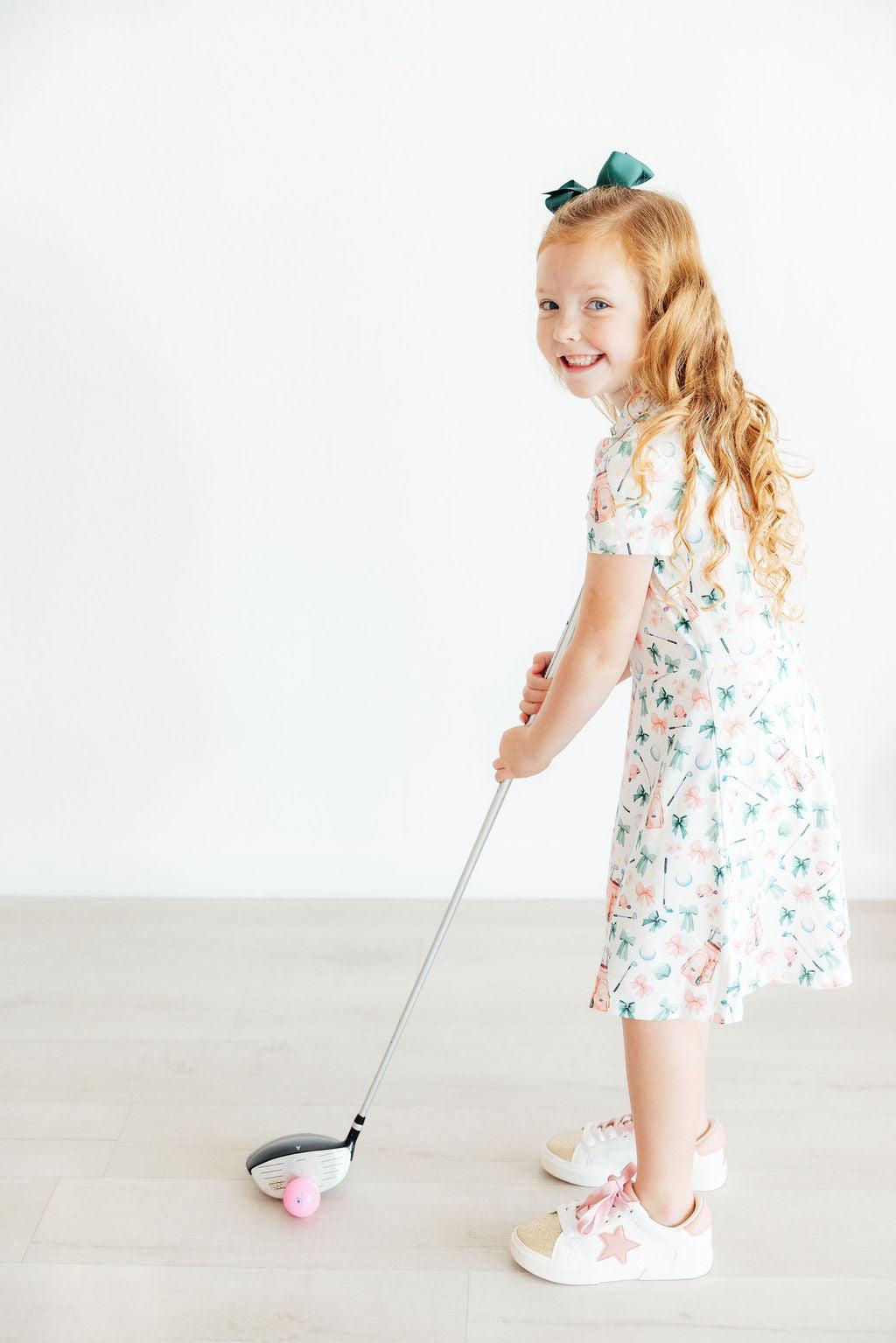 Birdies & Bows S/S Polo Dress by Mila & Rose ®
