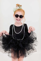Black 3/4 Tutu Leotard by Mila & Rose ®