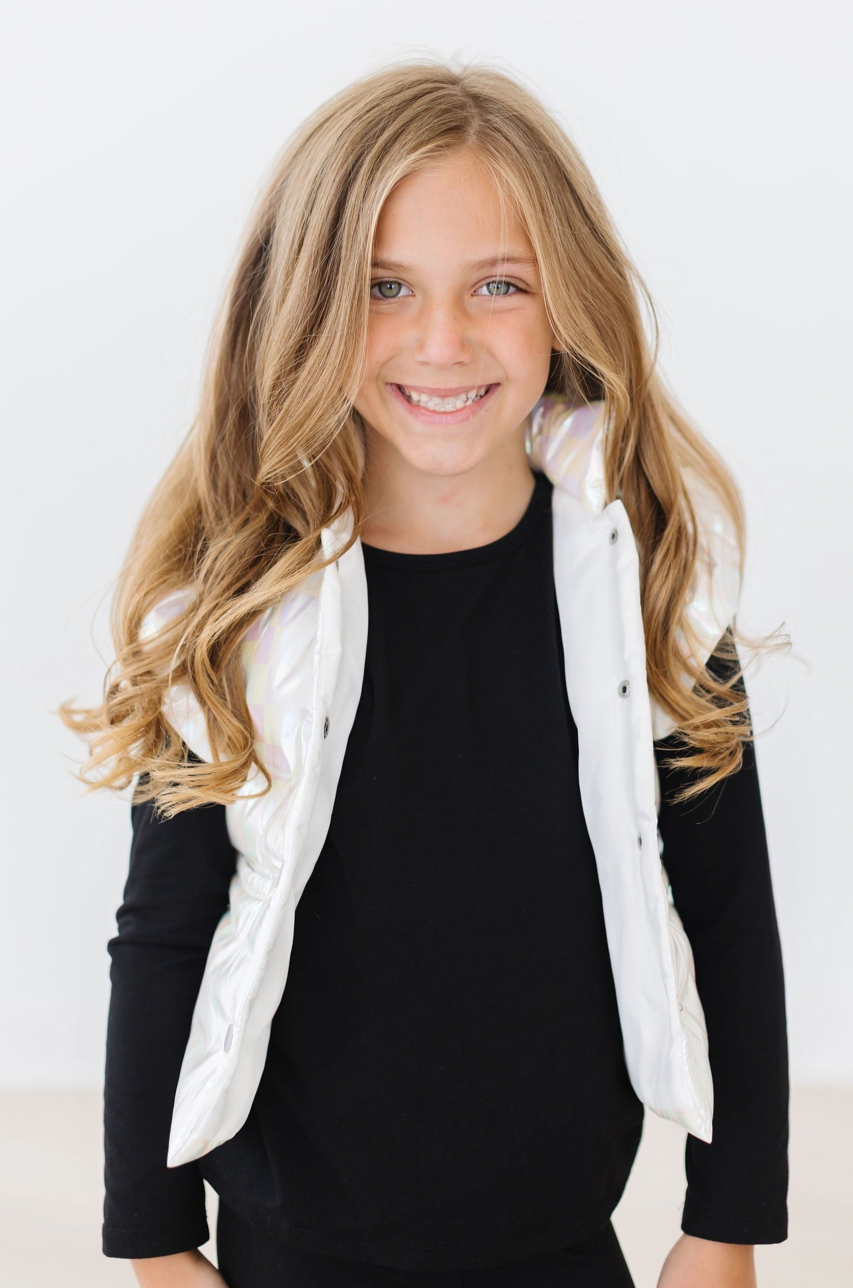 Black L/S Ruffle Tee by Mila & Rose ®
