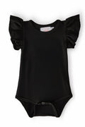 Black S/S Flutter Bodysuit by Mila & Rose ®