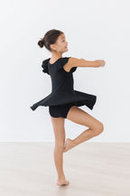 Black S/S Twirl Leotard by Mila & Rose ®