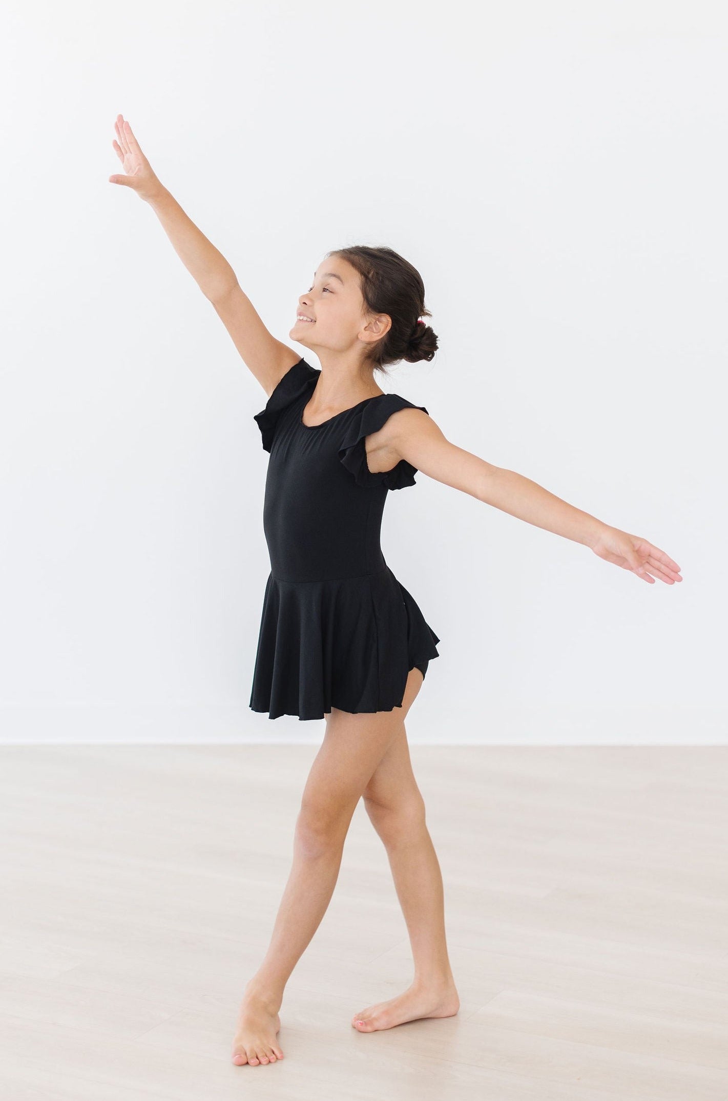 Black S/S Twirl Leotard by Mila & Rose ®