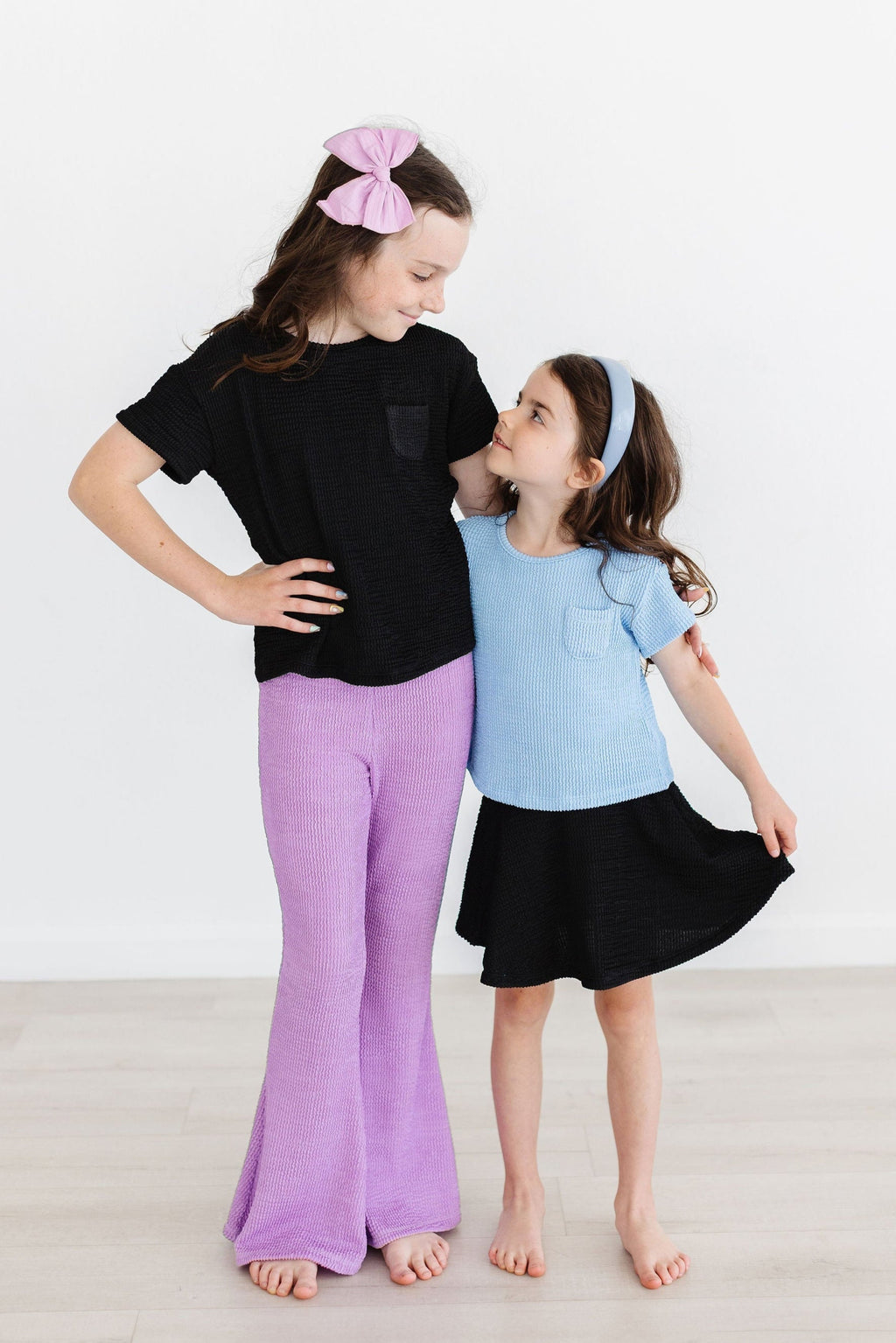 Sky Blue Scrunchy Pocket Tee by Mila & Rose ®