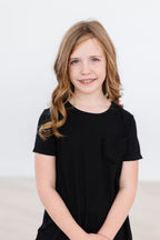Black T-Shirt Dress by Mila & Rose ®