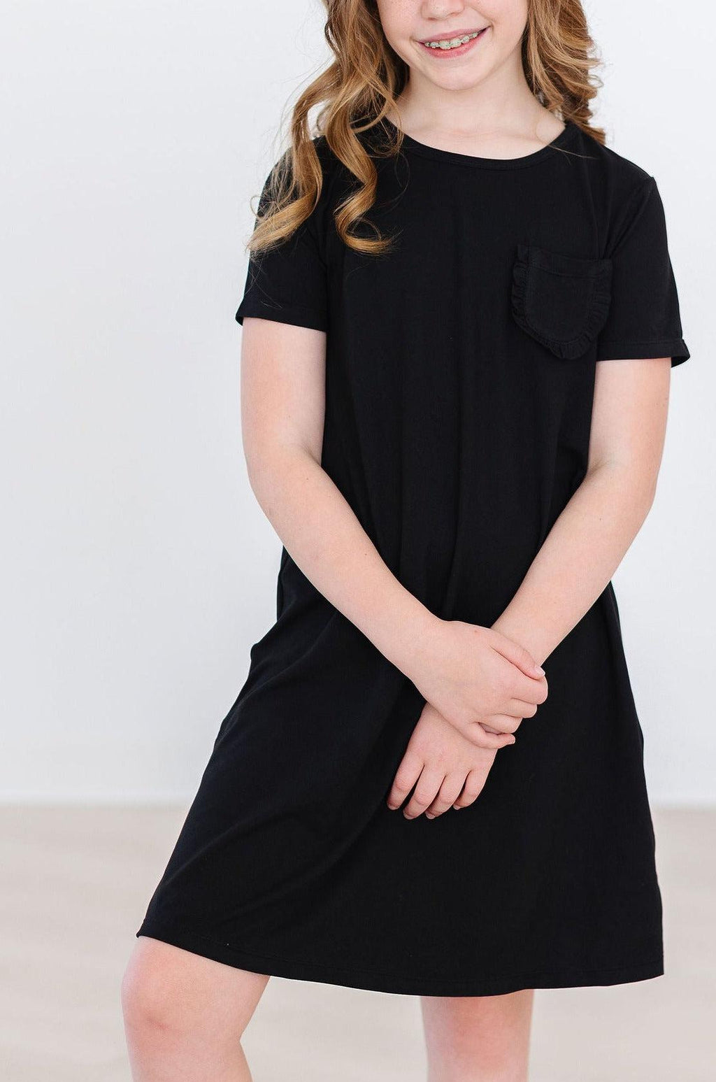 Black T-Shirt Dress by Mila & Rose ®