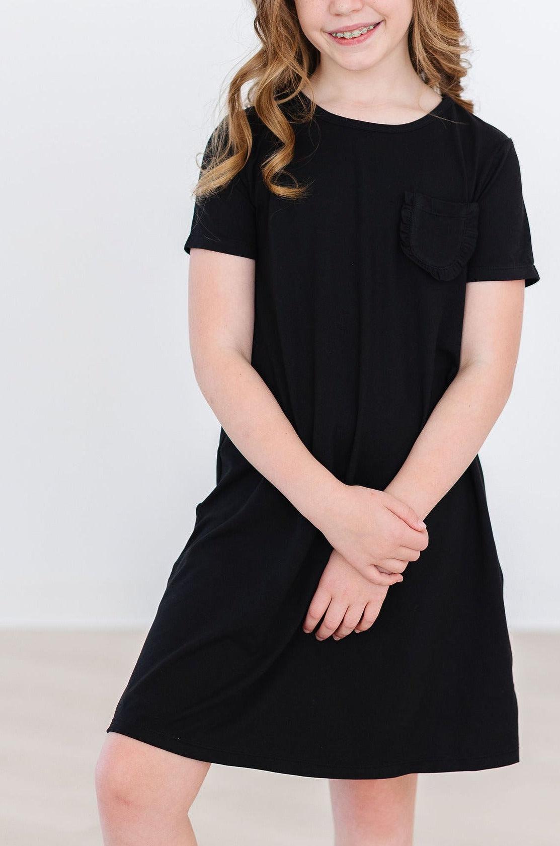 Black T-Shirt Dress by Mila & Rose ®