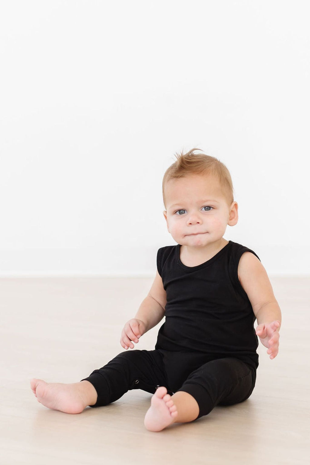 Black Tank One-Piece Jogger by Mila & Rose ®