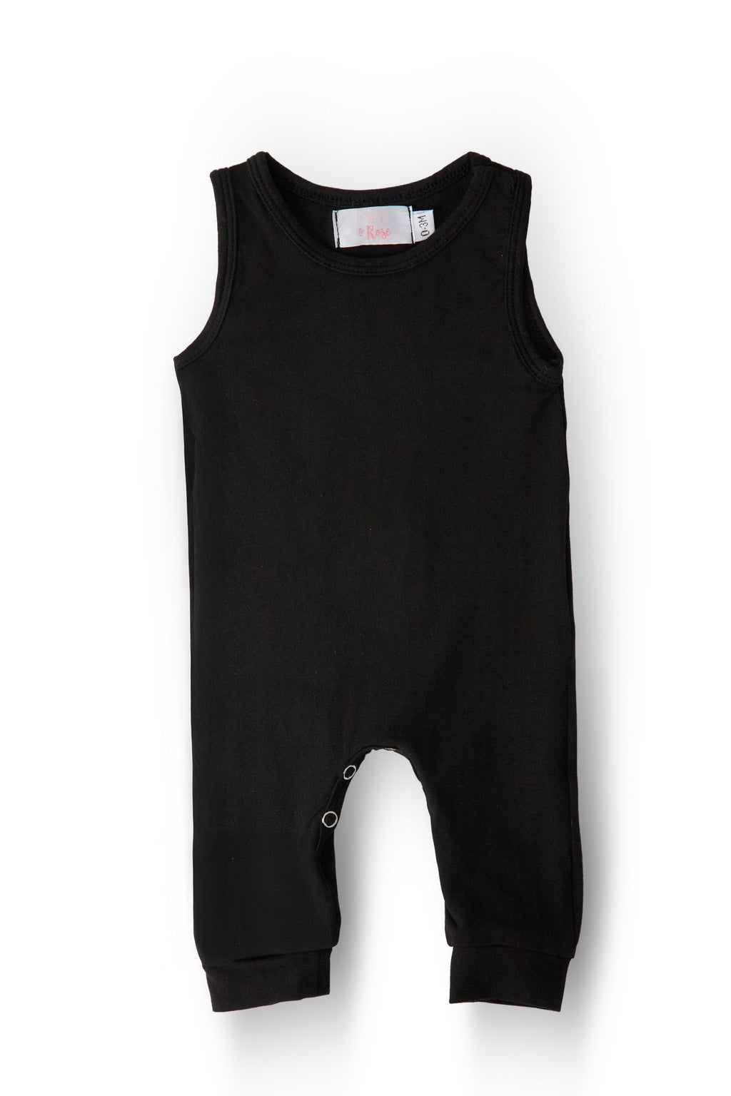 Black Tank One-Piece Jogger by Mila & Rose ®