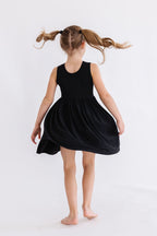 Black Tank Pocket Twirl Dress by Mila & Rose ®