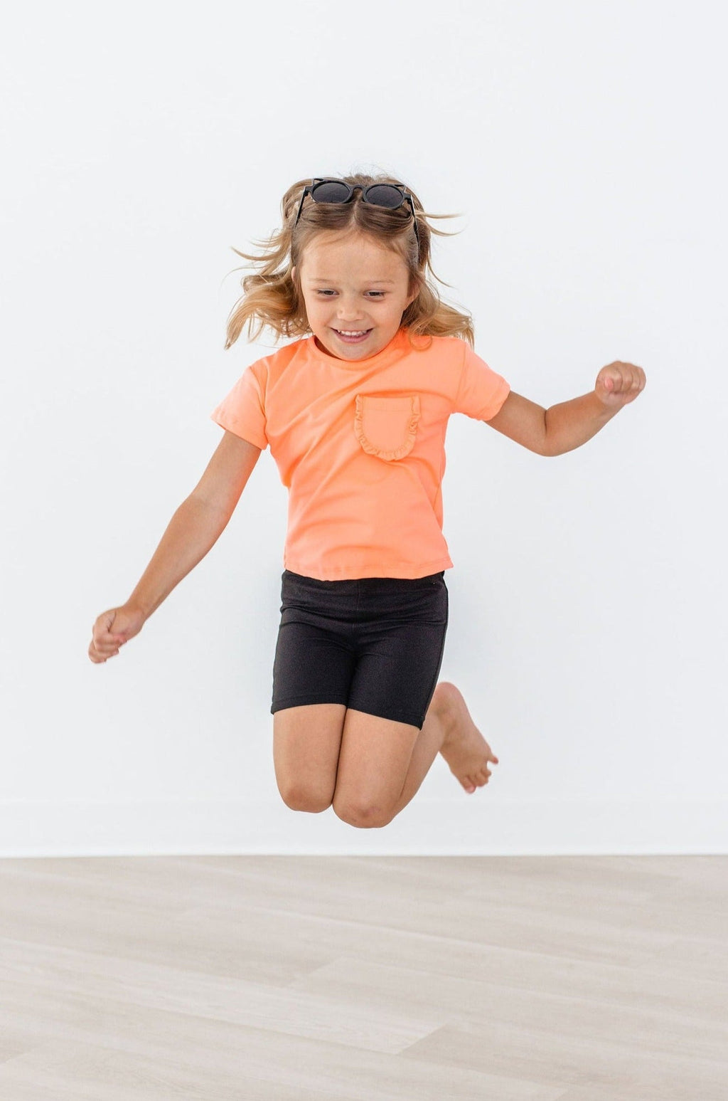Black Twirl Shorts by Mila & Rose ®
