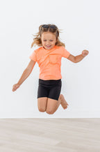 Black Twirl Shorts by Mila & Rose ®